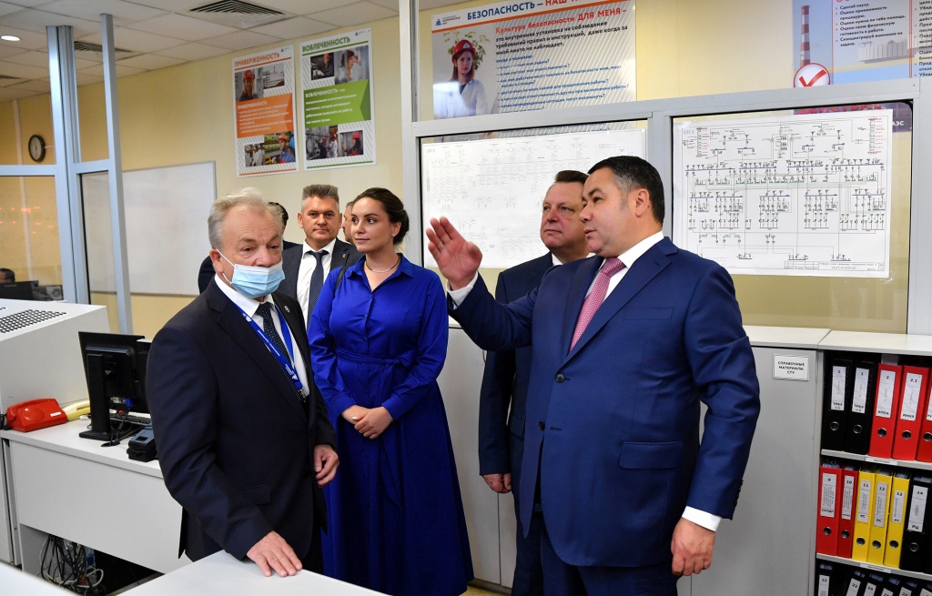 Игорь Руденя в Удомле посетил Калининскую АЭС
