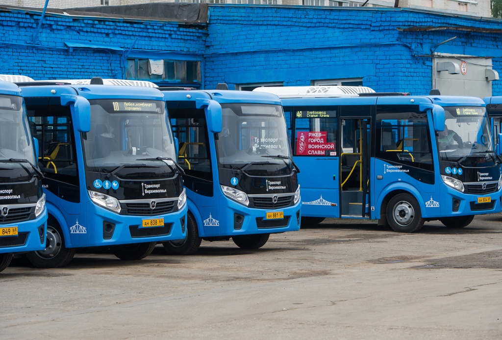 В Тверской области изменили графики и маршруты девяти синих автобусов
