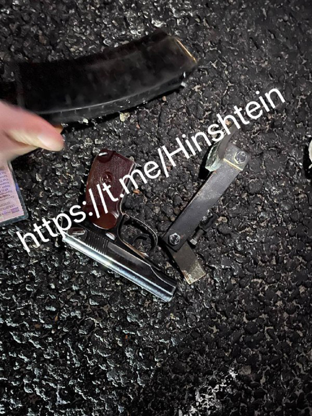 Оружие, найденное в автомобиле с тверскими номерами