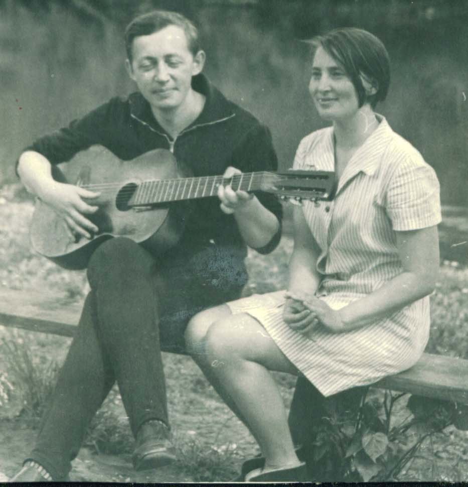 Валерий Кириллов с супругой Верой Николаевной 1972 год