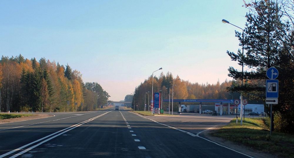 В Тверской области продолжается ремонт трассы «Москва-Рига» 