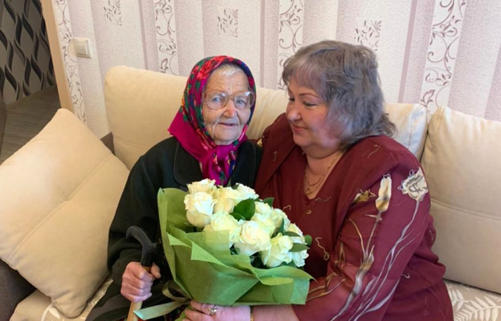 В Тверской области Мария Белякова отметила 100-летие
