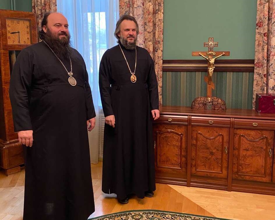 Епископ Парамон в гостях у митрополита Тверского и Кашинского Амвросия