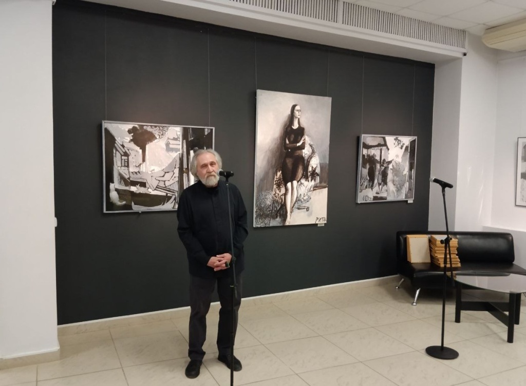 Геннадий Самойлов открывает выставку