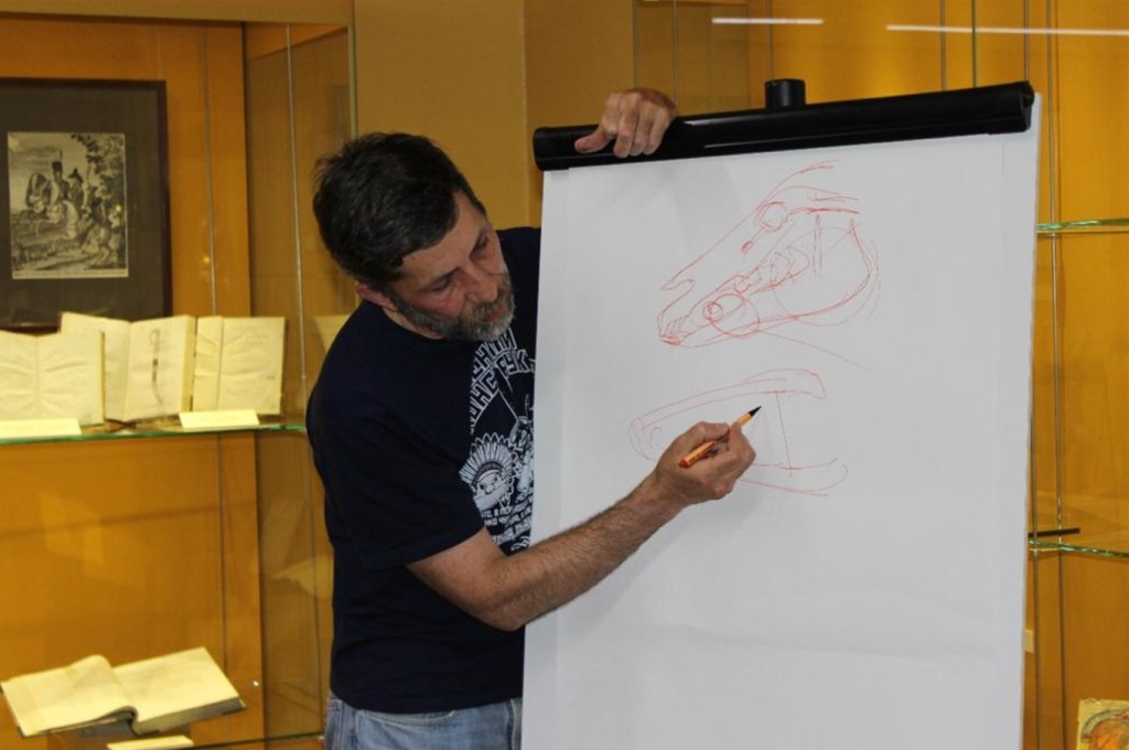 В Твери иллюстратор Алексей Темников покажет, как рисовать лошадей