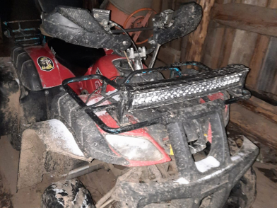 В Тверской области сельский парень украл квадроцикл для личных нужд