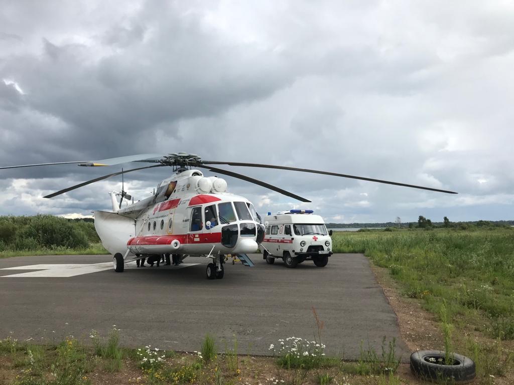 В Тверской области санавиация спасла трёх экстренных больных