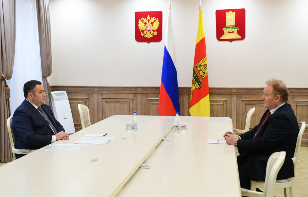 В Твери Игорь Руденя обсудил развитие филармонии с ее новым директором