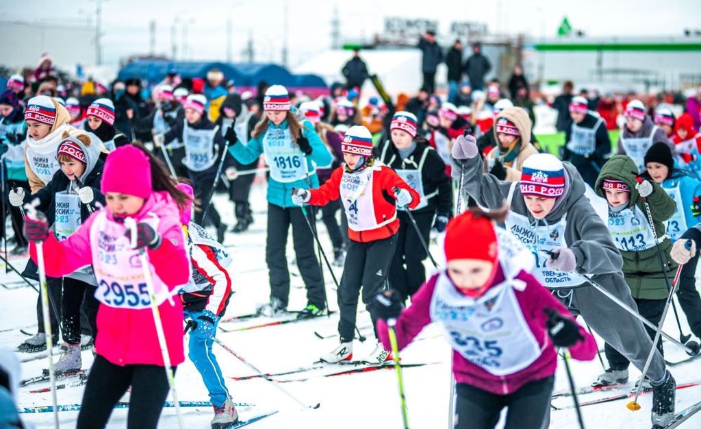 В Твери прошёл региональный этап Всероссийской гонки «Лыжня России-2023»