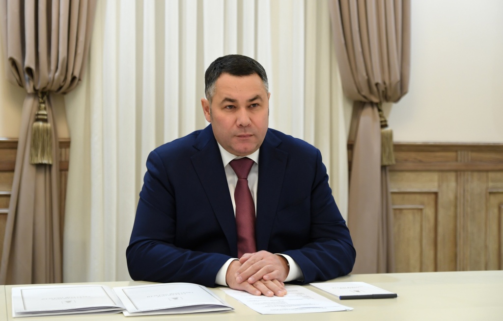 Губернатор Тверской области встретился с главой Калининского района
