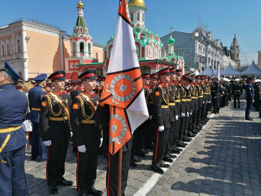 Тверские кадеты на Красной площади