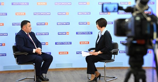 Губернатор Тверской области Игорь Руденя в прямом эфире ответил на вопросы о коронавирусе